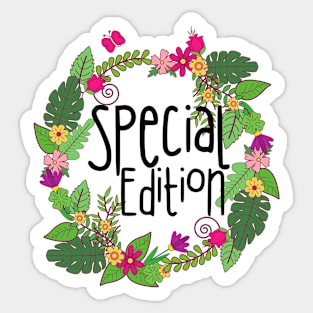 Special Edition_Black Text Sticker